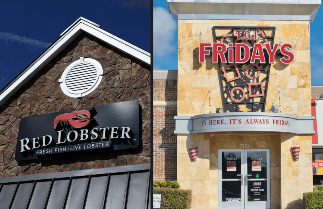 Red Lobster and TGI Fridays Closing